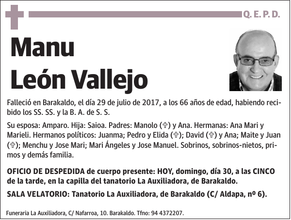 Manu León Vallejo