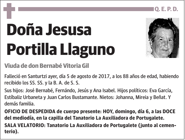 Jesusa Portilla Llaguno