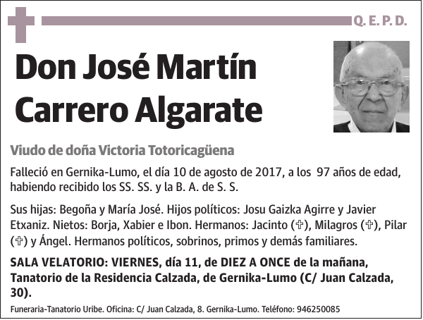 José Martín Carrero Algarate