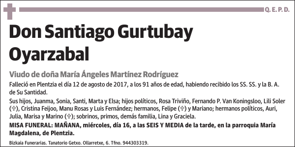 Santiago Gurtubay Oyarzabal