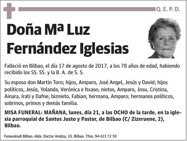 Mª Luz Fernández Iglesias