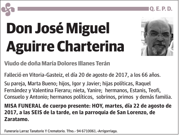 José Miguel Aguirre Charterina