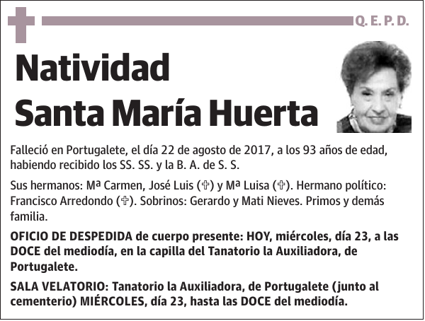 Natividad Santa María Huerta