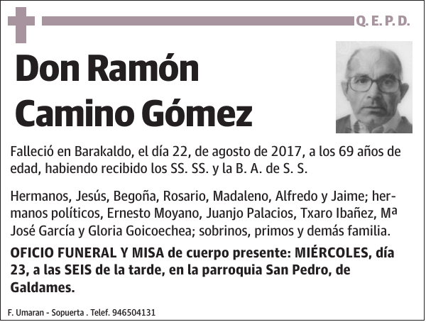 Ramón Camino Gómez