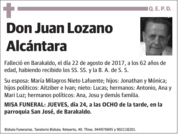 Juan Lozano Alcántara