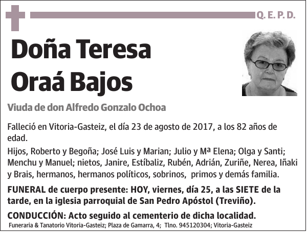 Teresa Oraá Bajos