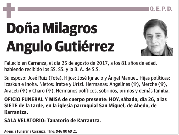 Milagros Angulo Gutiérrez