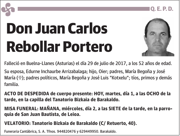 Juan Carlos Rebollar Portero