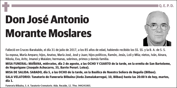 José Antonio Morante Moslares