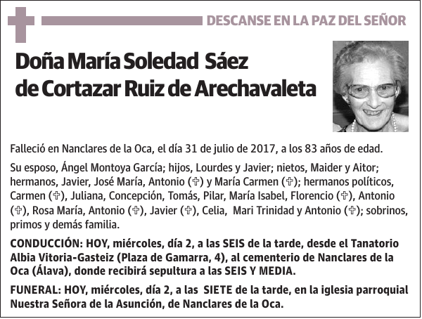 María Soledad Sáez de Cortazar Ruiz de Arechavaleta