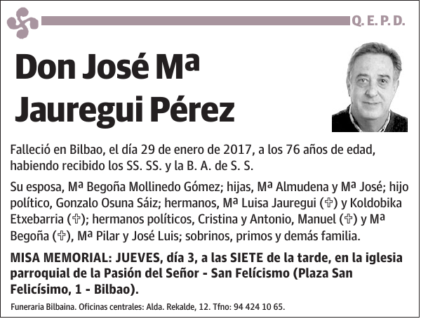 José Mª Jauregui Pérez