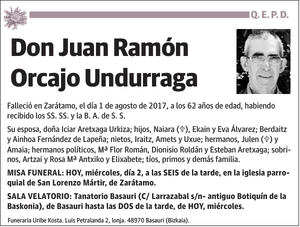 Juan Ramón Orcajo Undurraga