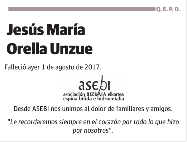 Jesús María Orella Unzue