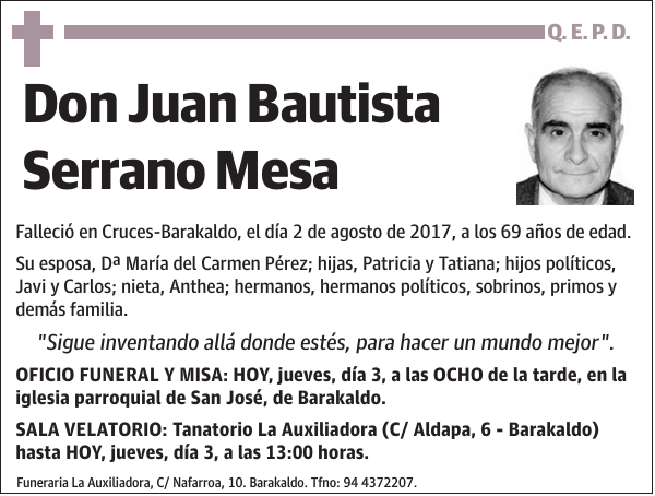 Juan Bautista Serrano Mesa