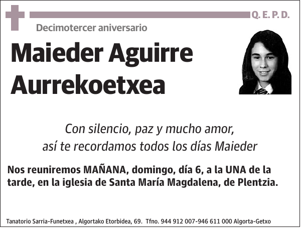 Maieder Aguirre Aurrekoetxea