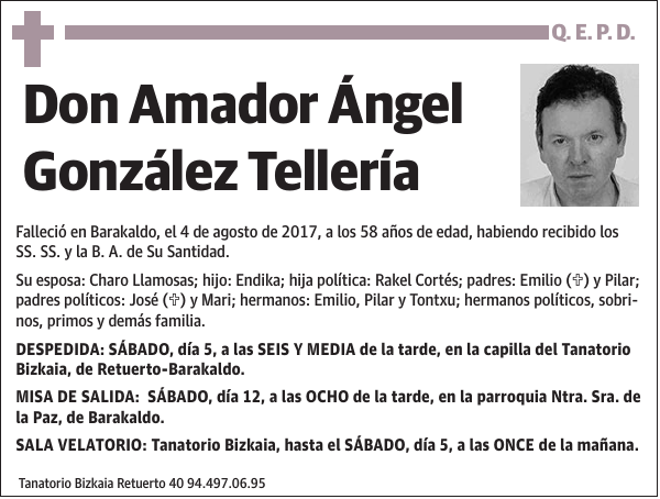 Amador Ángel González Tellería