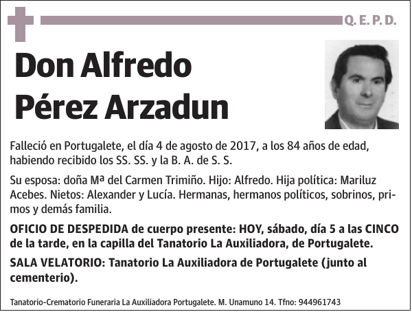 Alfredo Pérez Arzadun