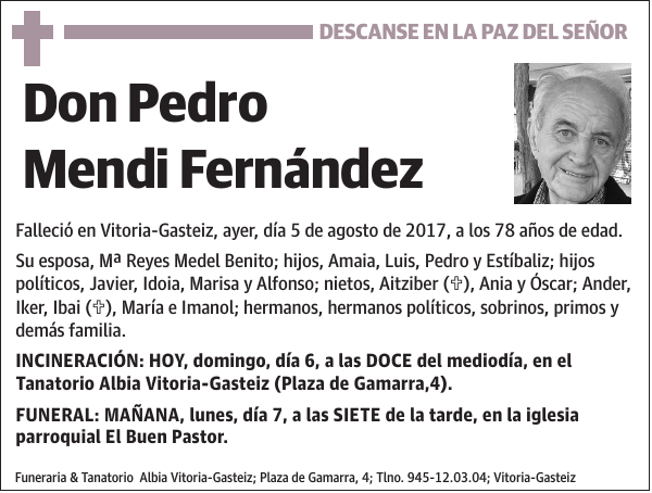 Pedro Mendi Fernández