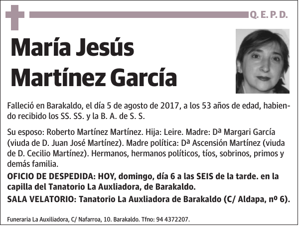 María Jesús Martínez García