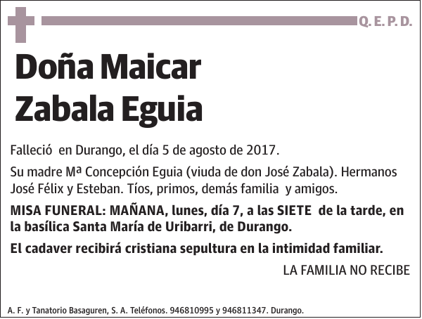 Maicar Zabala Eguia