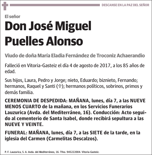 José Miguel Puelles Alonso