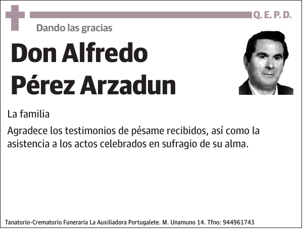 Alfredo Pérez Arzadun