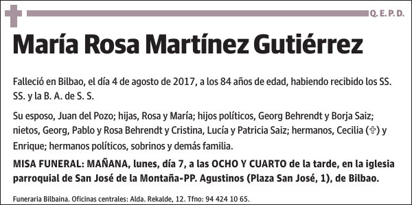 María Rosa Martínez Gutiérrez