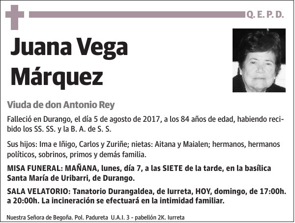 Juana Vega Márquez