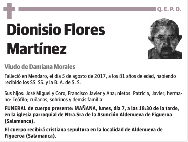 Dionisio Flores Martínez