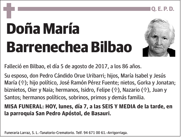 María Barrenechea Bilbao