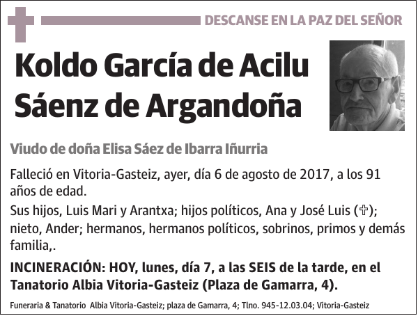 Koldo García de Acilu Sáenz de Argandoña