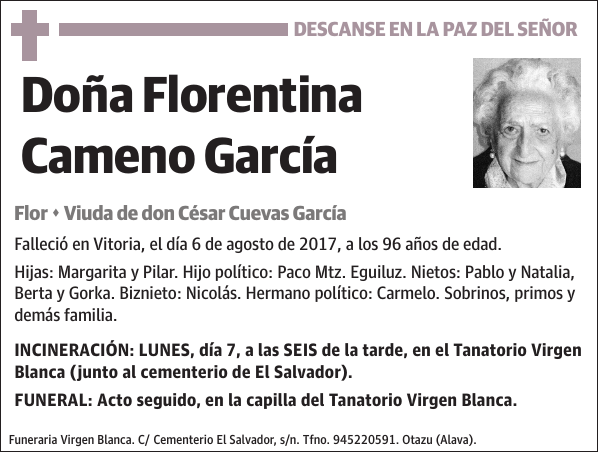 Florentina Cameno García