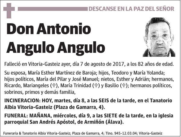 Antonio Angulo Angulo