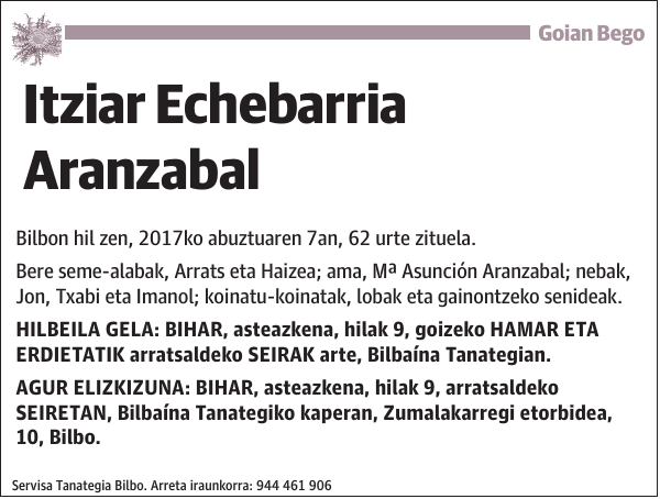 Itziar Echebarria Aranzabal