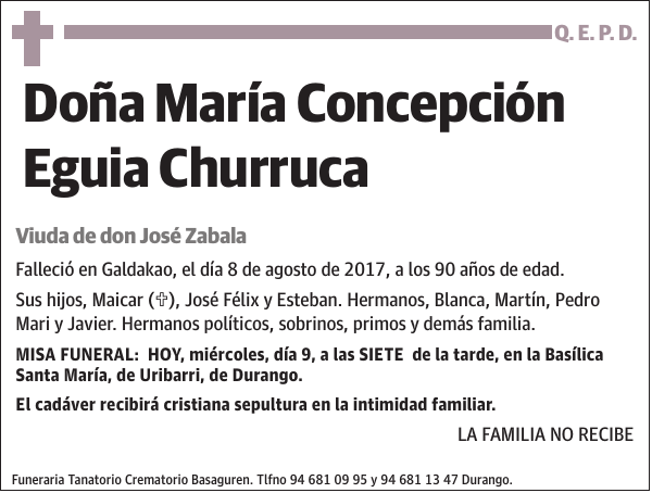 María Concepción Eguia Churruca