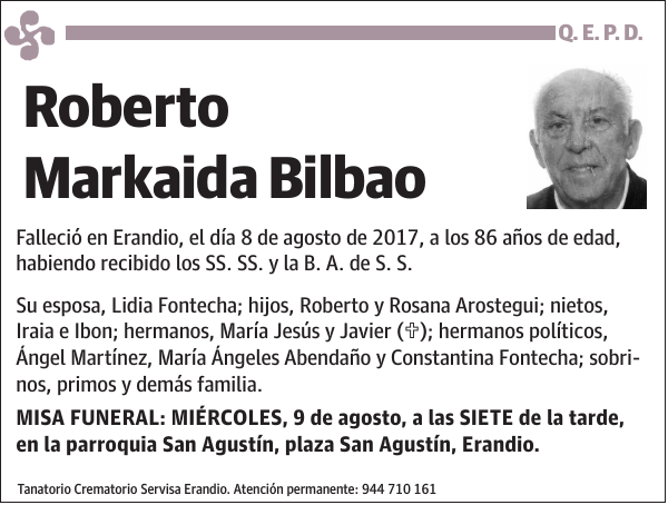 Roberto Markaida Bilbao