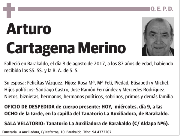 Arturo Cartagena Merino