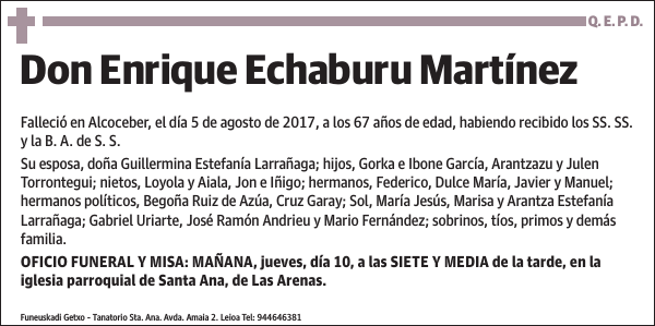 Enrique Echaburu Martínez