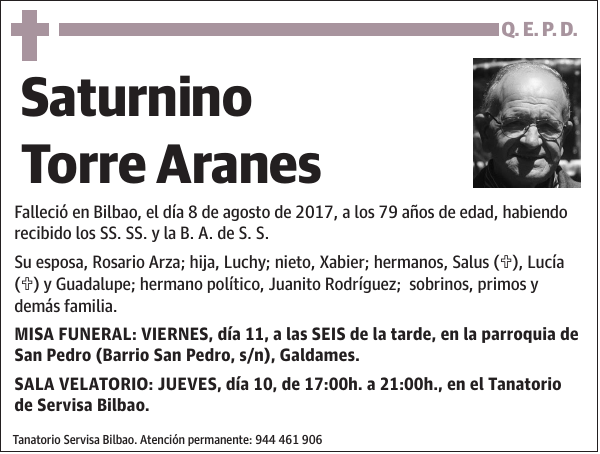 Saturnino Torre Aranes