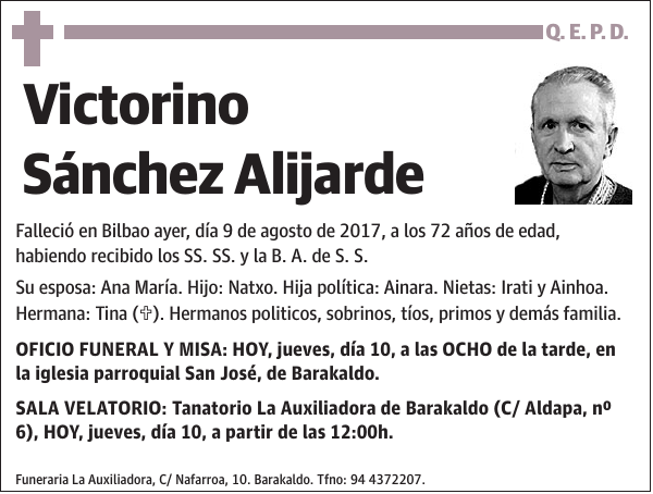 Victorino Sánchez Alijarde