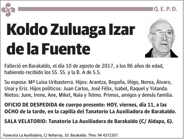 Koldo Zuluaga Izar de la Fuente