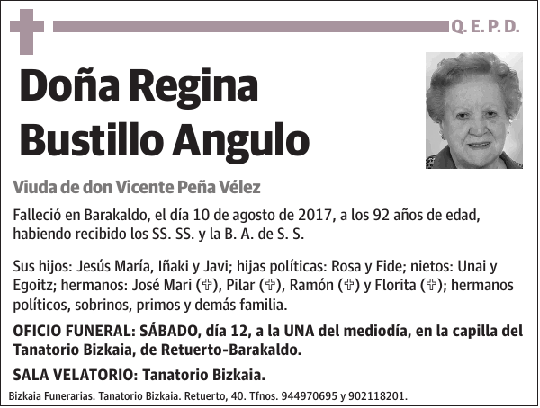 Regina Bustillo Angulo