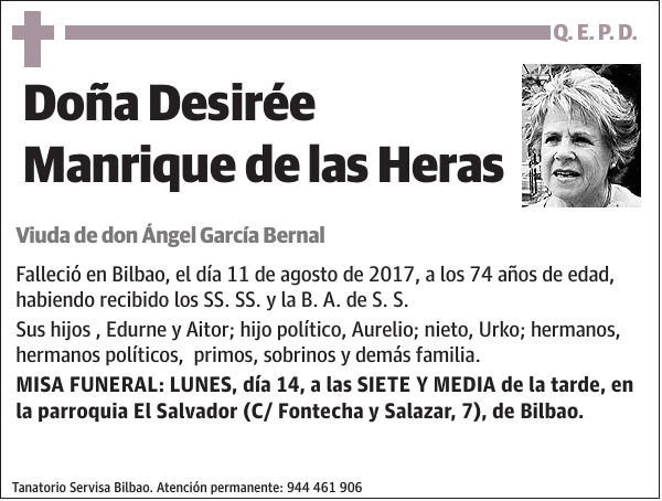 Desirée Manrique de las Heras