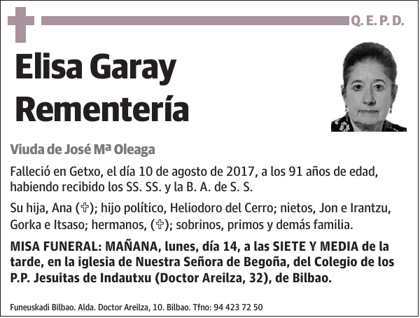 Elisa Garay Rementería