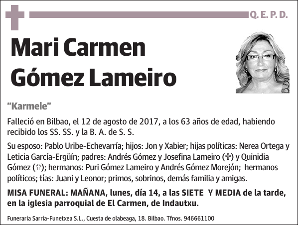 Mari Carmen Gómez Lameiro