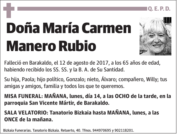 María Carmen Manero Rubio