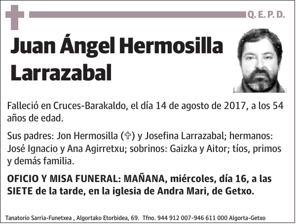 Juan Ángel Hermosilla Larrazabal