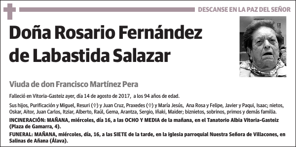 Rosario Fernández de Labastida Salazar