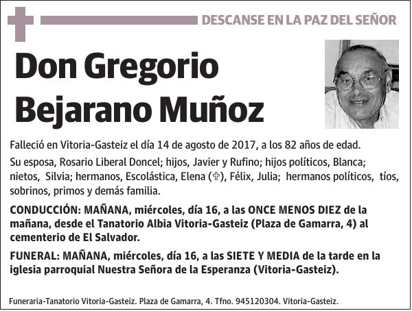 Gregorio Bejarano Muñoz