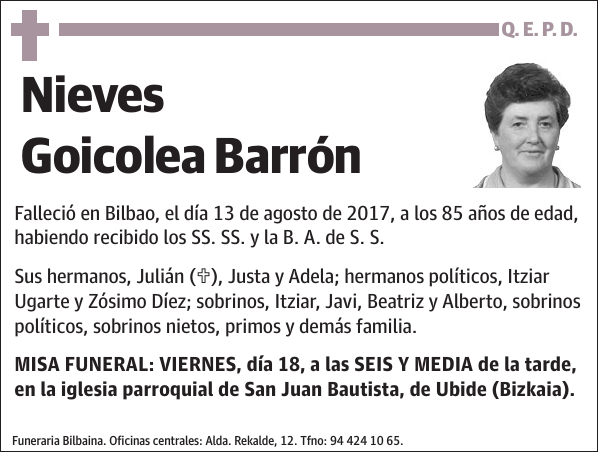 Nieves Goicolea Barrón